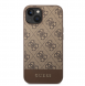 Guess PU 4G Stripe-fodral till iPhone 14 Plus Brun