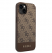 Guess PU 4G Stripe-fodral till iPhone 14 Plus Brun