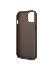 Guess PU 4G Stripe-fodral till iPhone 14 Plus Brun