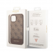 Guess PU 4G Stripe-fodral till iPhone 14 Plus Brun