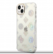 Guess PC/TPU Peony Glitter-fodral till iPhone 14 Plus White