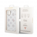 Guess PC/TPU Peony Glitter-fodral till iPhone 14 Plus White