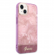 Guess PC/TPU Jungle Case för iPhone 14 Plus Pink