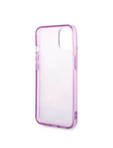 Guess PC/TPU Jungle Case för iPhone 14 Plus Pink