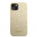 Guess PC/TPU Glitter Flakes metalllogofodral för iPhone 14 Plus Gold