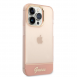 Guess PC/TPU Camera Outline Translucent Fodral för iPhone 14 Pro Max Rosa