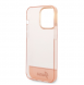 Guess PC/TPU Camera Outline Translucent Fodral för iPhone 14 Pro Max Rosa