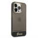 Guess PC/TPU Camera Outline Translucent Fodral för iPhone 14 Pro Max Svart