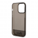 Guess PC/TPU Camera Outline Translucent Fodral för iPhone 14 Pro Max Svart