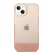 Guess PC/TPU Camera Outline Translucent Fodral för iPhone 14 Plus Rosa