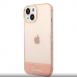 Guess PC/TPU Camera Outline Translucent Fodral för iPhone 14 Plus Rosa