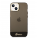 Guess PC/TPU Camera Outline Translucent Fodral för iPhone 14 Plus Svart