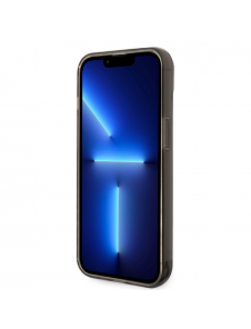 Guess PC/TPU Camera Outline Translucent Fodral för iPhone 14 Plus Svart