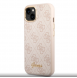 Guess PC/TPU 4G Metal Camera Outline Fodral för iPhone 14 Plus Rosa