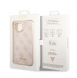 Guess PC/TPU 4G Metal Camera Outline Fodral för iPhone 14 Plus Rosa