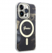 Guess Marble IML MagSafe-kompatibelt fodral för iPhone 13 Pro Svart
