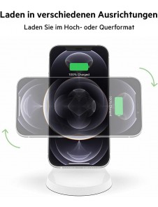 Belkin WIB003btWH magnetiskt trådlöst laddarställ – Vit