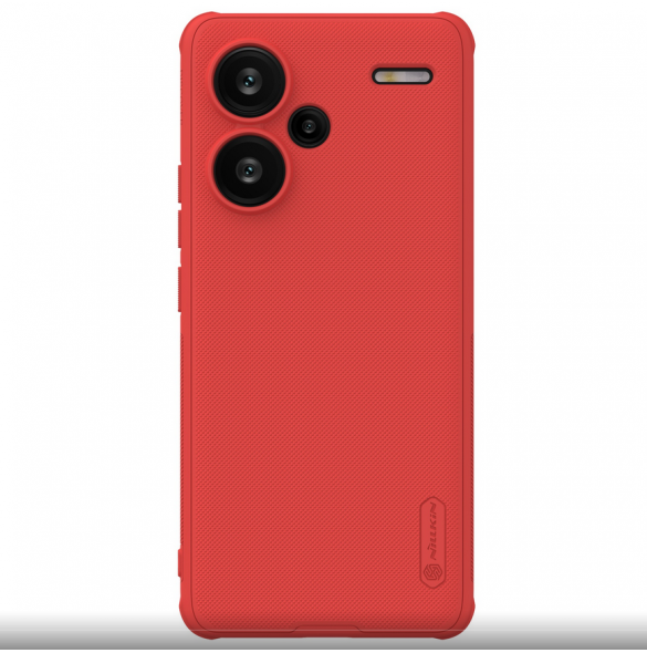 Nillkin Super Frosted PRO Back Cover för Xiaomi Redmi Note 13 Pro+ 5G Red