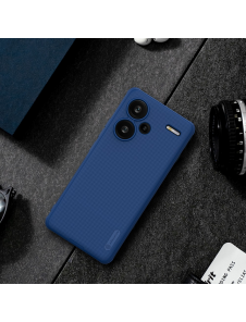 Nillkin Super Frosted PRO Back Cover för Xiaomi Redmi Note 13 Pro+ 5G Blue