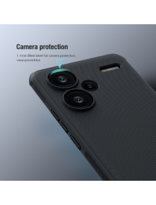Nillkin Super Frosted PRO Back Cover för Xiaomi Redmi Note 13 Pro+ 5G Svart