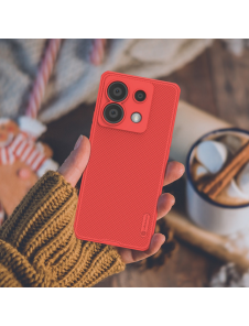 Nillkin Super Frosted PRO Back Cover för Xiaomi Redmi Note 13 Pro 5G/Poco X6 5G Red