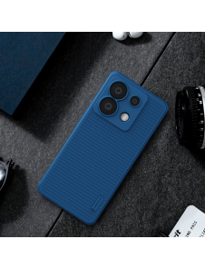 Nillkin Super Frosted PRO Back Cover för Xiaomi Redmi Note 13 Pro 5G/Poco X6 5G Blue