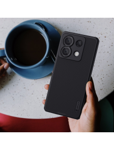 Nillkin Super Frosted PRO bakstycke till Xiaomi Redmi Note 13 Pro 5G/Poco X6 5G Svart