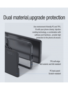 Nillkin Super Frosted PRO Magnetic Back Cover för Xiaomi Redmi Note 13 Pro+ 5G Black