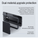 Nillkin Super Frosted PRO magnetiskt bakstycke till Xiaomi Redmi Note 13 Pro 5G/Poco X6 5G Svart