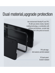 Nillkin Super Frosted PRO Magnetic Back Cover för Google Pixel 8 Black
