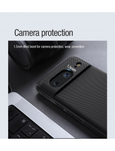 Nillkin Super Frosted PRO Magnetic Back Cover för Google Pixel 8 Black