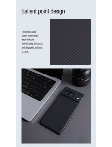 Nillkin Super Frosted PRO Magnetic Back Cover för Google Pixel 8 Black