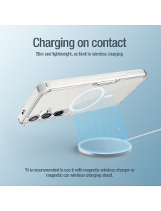 Nillkin Nature TPU PRO magnetiskt skal till Samsung Galaxy S24 Transparent