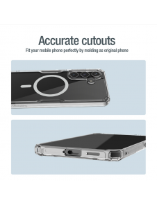 Nillkin Nature TPU PRO magnetiskt skal till Samsung Galaxy S24 Transparent