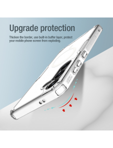 Nillkin Nature TPU PRO magnetiskt skal till Samsung Galaxy S24 Transparent