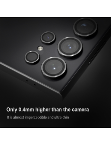 Nillkin CLRFilm kamera härdat glas för Samsung Galaxy S24 Ultra Black