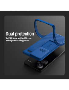 Nillkin CamShield PRO hårt fodral till Xiaomi Redmi Note 13 Pro+ 5G Svart