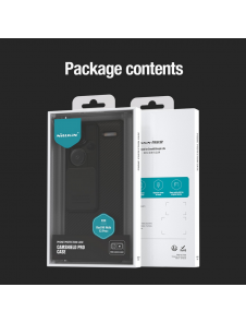 Nillkin CamShield PRO hårt fodral till Xiaomi Redmi Note 13 Pro+ 5G Svart