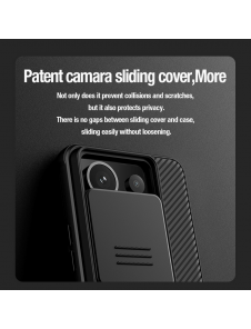Nillkin CamShield PRO hårt fodral för Xiaomi Redmi Note 13 Pro 5G/ Poco X6 5G Svart