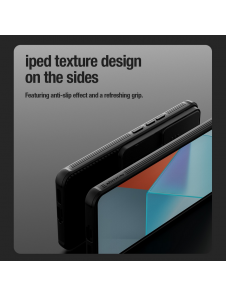 Nillkin CamShield PRO hårt fodral för Xiaomi Redmi Note 13 Pro 5G/ Poco X6 5G Svart