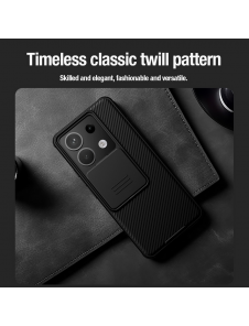 Nillkin CamShield PRO hårt fodral för Xiaomi Redmi Note 13 Pro 5G/ Poco X6 5G Svart