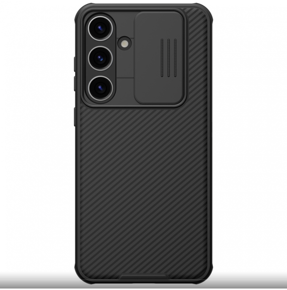 Nillkin CamShield PRO hårt fodral för Samsung Galaxy S24+ Svart