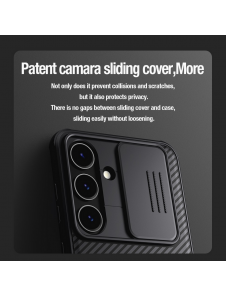 Nillkin CamShield PRO Magnetic Hard Case för Samsung Galaxy S24 Svart