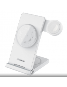 Nillkin PowerTrio 3in1 trådlös laddare MagSafe för Apple Watch Vit (MFI)
