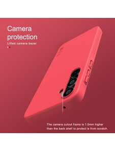 Nillkin Super Frosted Bakskal till Samsung Galaxy A35 5G Röd