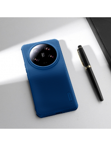 Nillkin Super Frosted PRO Back Cover för Xiaomi 14 Ultra Blue