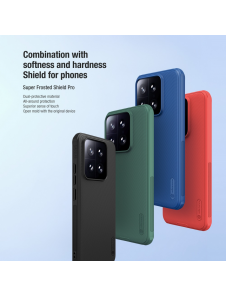 Nillkin Super Frosted PRO Back Cover för Xiaomi 14 Deep Green