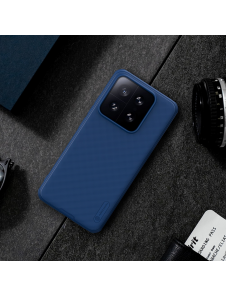 Nillkin Super Frosted PRO Back Cover för Xiaomi 14 Blue