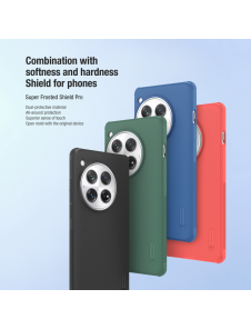 Nillkin Super Frosted PRO Back Cover för OnePlus 12 Deep Green