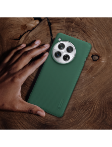 Nillkin Super Frosted PRO Back Cover för OnePlus 12 Deep Green
